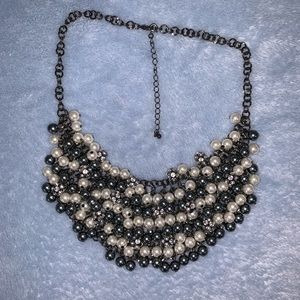 Short Statement Beaded Chain Necklace (Never Used)